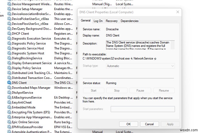 Windows ไม่สามารถสื่อสารกับอุปกรณ์หรือทรัพยากร (เซิร์ฟเวอร์ DNS หลัก) 