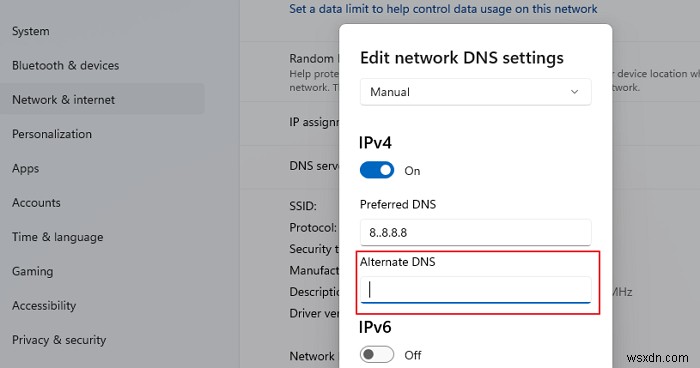 Windows ไม่สามารถสื่อสารกับอุปกรณ์หรือทรัพยากร (เซิร์ฟเวอร์ DNS หลัก) 