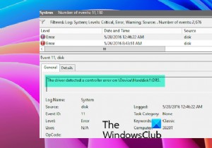 แก้ไขไดรเวอร์ตรวจพบข้อผิดพลาดของคอนโทรลเลอร์ใน Windows 11/10 