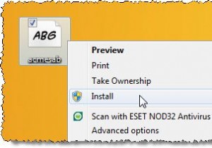 วิธีติดตั้งหรือถอนการติดตั้งแบบอักษรใน Windows 11/10 สำหรับผู้ใช้ทั้งหมด 