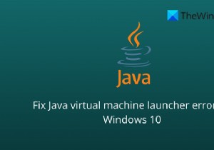แก้ไขข้อผิดพลาดตัวเรียกใช้ Java Virtual Machine ไม่สามารถสร้าง Java Virtual Machine บน Windows 11/10 