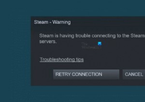 แก้ไข Steam มีปัญหาในการเชื่อมต่อกับเซิร์ฟเวอร์ Steam บน Windows PC 