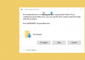 แก้ไขข้อผิดพลาด 0x80004005 ข้อผิดพลาดที่ไม่ระบุใน Windows 11/10 