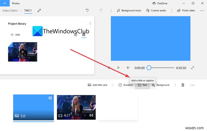 วิธีสร้างเครดิตภาพยนตร์ใน Windows 11/10 