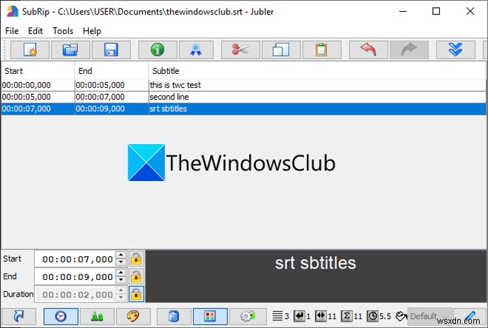 วิธีสร้างคำบรรยาย SRT ใน Windows 11/10 