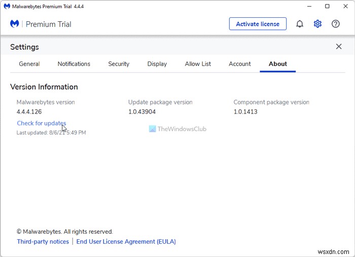 แก้ไขการใช้ CPU และหน่วยความจำสูงของ Malwarebytes บน Windows 11/10 