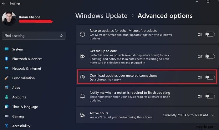 อนุญาตให้ดาวน์โหลด Windows Updates โดยอัตโนมัติผ่าน Metered Connections 