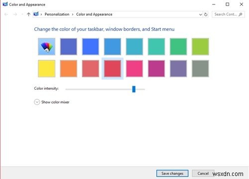วิธีเพิ่มธีมสีที่กำหนดเองให้กับเมนูเริ่มของ Windows 11/10 