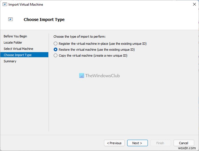 วิธีการนำเข้า ส่งออก หรือโคลน Virtual Machines ใน Hyper-V 