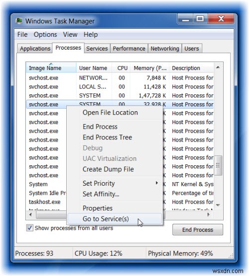 svchost.exe ใน Windows คืออะไร อินสแตนซ์หลายตัว CPU สูง การใช้งานดิสก์อธิบาย 