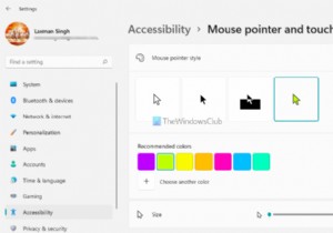 ทำให้ตัวชี้เมาส์เป็นสีแดง สีดำทึบ ฯลฯ ใน Windows 11/10 เพื่อให้มองเห็นได้ชัดเจนยิ่งขึ้น 