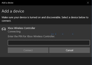 คอนโทรลเลอร์ Wireless Xbox One ต้องใช้ PIN สำหรับ Windows 11/10 