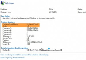 แก้ไขข้อผิดพลาด LiveKernelEvent บนคอมพิวเตอร์ Windows 