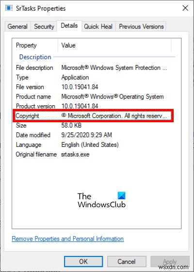 แก้ไขงานเบื้องหลังการป้องกันระบบ SrTasks.exe การใช้งานดิสก์สูงใน Windows 11/10 