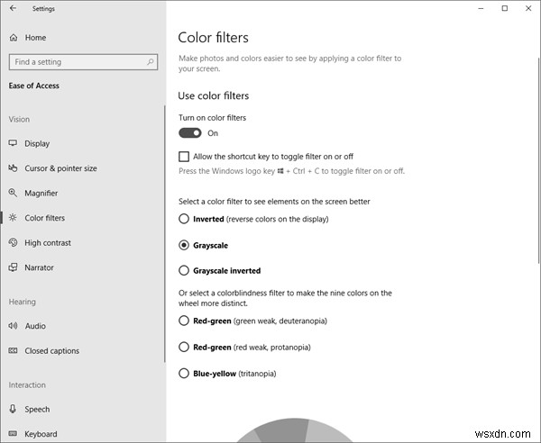 วิธีปิดหรือเปิดโหมด ColorBlind ใน Windows 11/10 