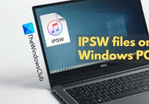 ไฟล์ IPSW คืออะไรและจะเปิดบนพีซี Windows ได้อย่างไร 