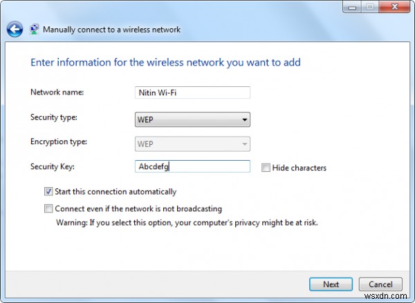 ประเภทของคีย์ Wireless Network Security และวิธีรักษาความปลอดภัยใน Windows 
