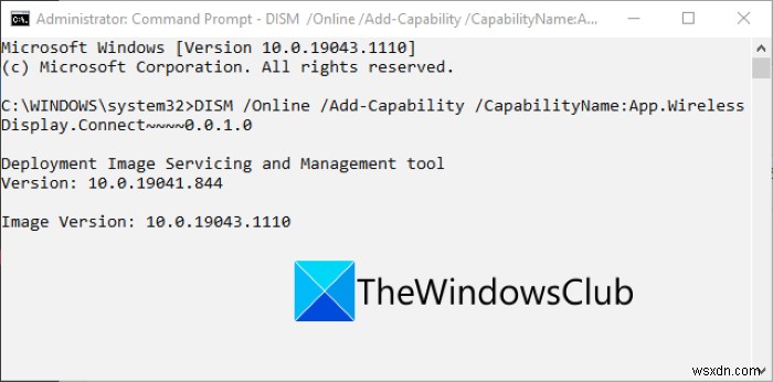 แก้ไขข้อผิดพลาดการติดตั้งจอแสดงผลไร้สายล้มเหลวใน Windows 11/10 