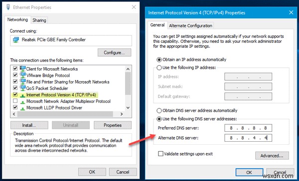 เซิร์ฟเวอร์ DNS ของคุณอาจไม่พร้อมใช้งานใน Windows 11/10 