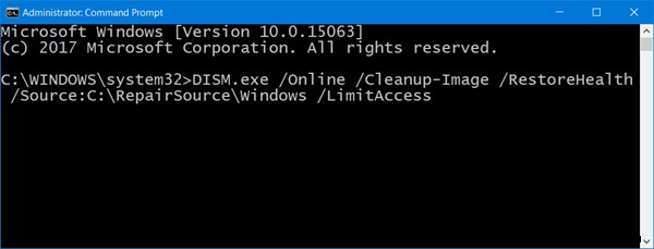แก้ไขไฟล์ระบบ Windows Update ที่เสียหายโดยใช้ DISM Tool 