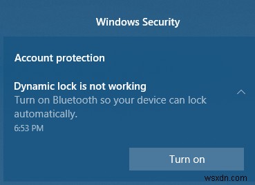 Dynamic Lock ไม่ทำงานหรือหายไปใน Windows 11/10 