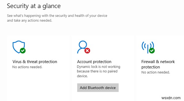 Dynamic Lock ไม่ทำงานหรือหายไปใน Windows 11/10 