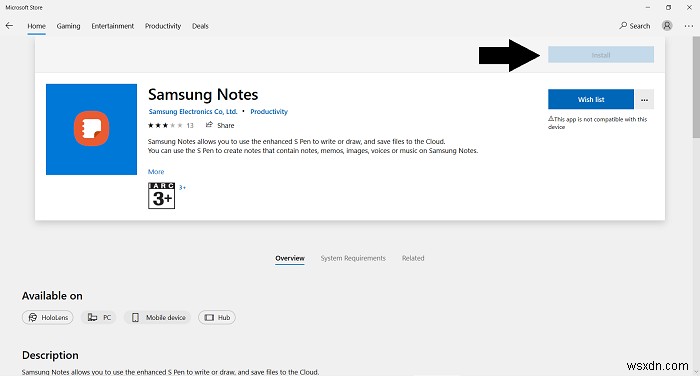 วิธีใช้ Samsung Notes ใน Windows 11/10 