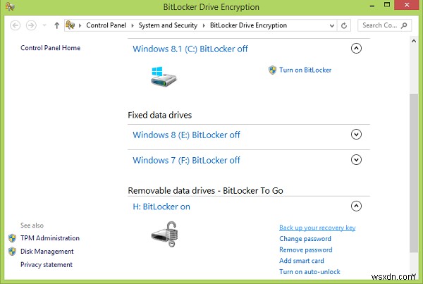 วิธีสำรอง BitLocker Drive Encryption Recovery Key ใน Windows 11/10 