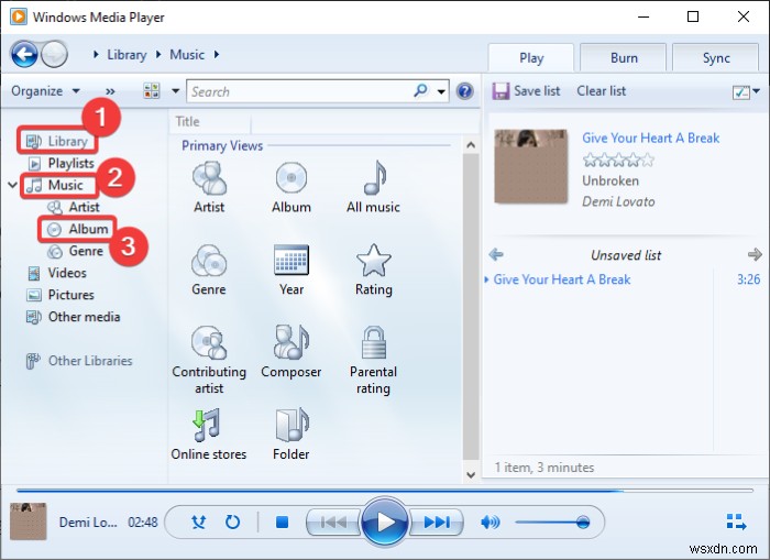 วิธีดาวน์โหลดและเพิ่มชื่อเพลงใน Windows Media Player 