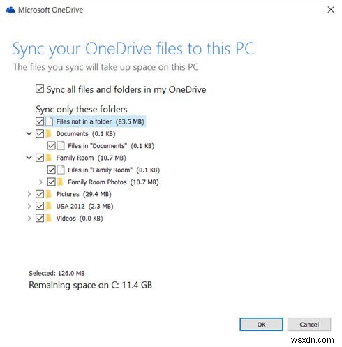 วิธีใช้ OneDrive Selective Sync ใน Windows 11/10 