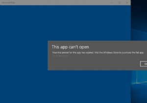 ระยะเวลาทดลองใช้งานสำหรับแอปนี้หมดอายุข้อผิดพลาดใน Windows 11/10 