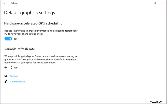 วิธีเปิดใช้งาน GPU Scheduling ที่เร่งด้วยฮาร์ดแวร์ใน Windows 11/10 