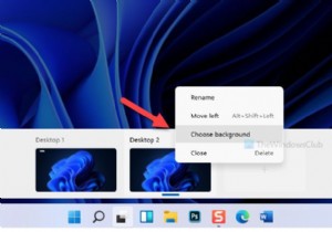 วิธีตั้งค่าวอลเปเปอร์ต่าง ๆ บนเดสก์ท็อปต่าง ๆ บน Windows 11 