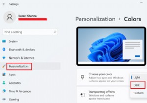 วิธีเปิดใช้งานโหมดมืดใน Windows 11 