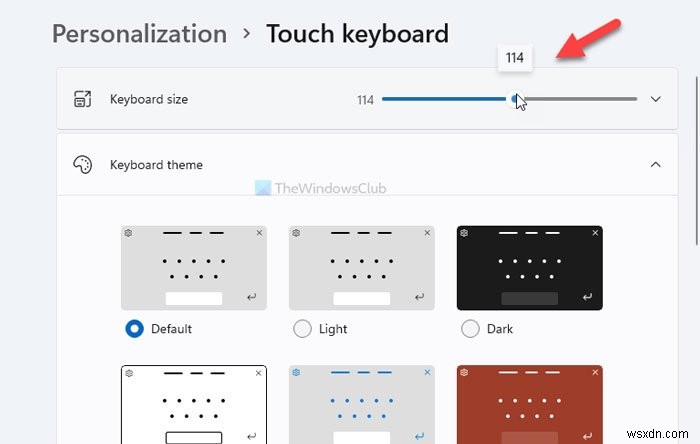 วิธีปรับแต่งคีย์บอร์ด Touch บน Windows 11 