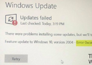 แก้ไขข้อผิดพลาด Windows Update 0xca020007 บน Windows 11/10 
