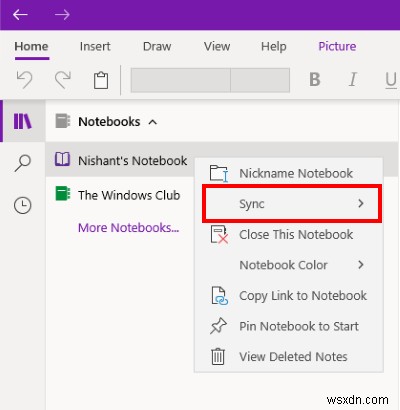 แก้ไขข้อผิดพลาด OneNote 0xE0000007 เราพบปัญหาในการซิงค์สมุดบันทึกของคุณ 