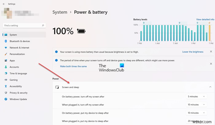 วิธีเปลี่ยนการตั้งค่าสลีปใน Windows 11/10 