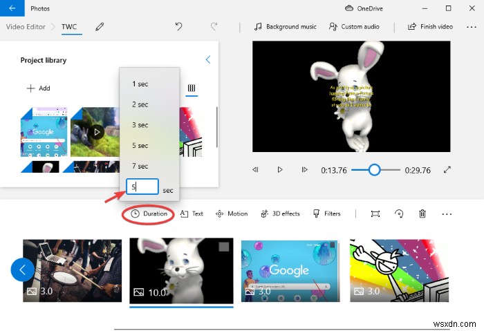 วิธีสร้าง Lyrical Video โดยใช้แอพ Photos ใน Windows 11/10 