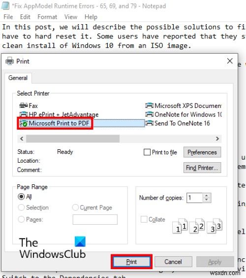 วิธีบันทึกไฟล์ Notepad ในรูปแบบ HTML และ PDF ใน Windows 11/10 