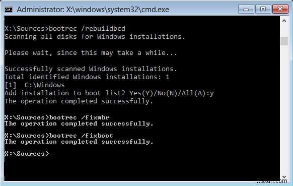 วิธีสร้างไฟล์ BCD หรือ Boot Configuration Data ใหม่ใน Windows 11/10 