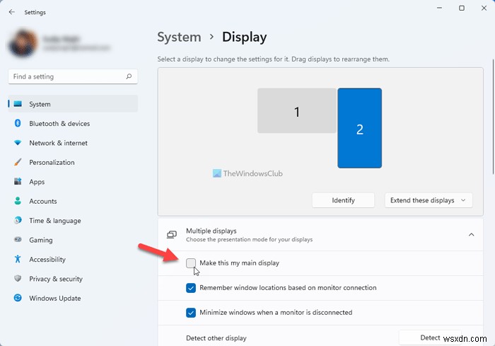 วิธีย้ายแถบงานไปยังจอภาพที่สองใน Windows 11/10 