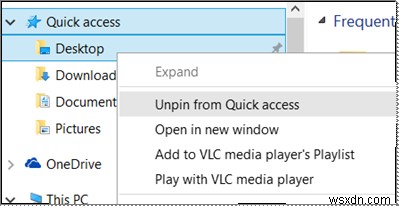 วิธีเปิดหรือปิดใช้งาน Quick Access ใน File Explorer ของ Windows 11/10 