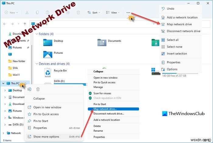 วิธีแมปหรือเพิ่มตำแหน่งเครือข่ายหรือ Map FTP Drive ใน Windows 11/10 