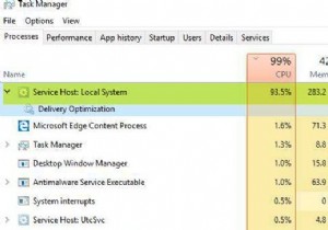 โฮสต์บริการ:Local System CPU สูงหรือการใช้งานดิสก์บน Windows 11/10 