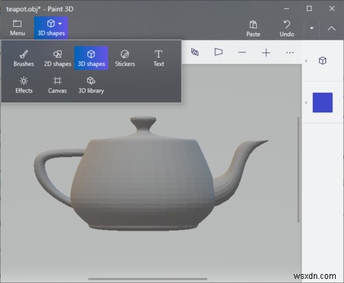 วิธีแปลง OBJ เป็น FBX โดยใช้ Paint 3D ใน Windows 10 