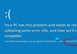 แก้ไข FAT FILE SYSTEM (fastfat.sys) หน้าจอสีน้ำเงินใน Windows 10 