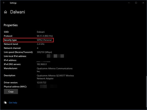 วิธีตรวจสอบประเภทความปลอดภัยเครือข่าย Wi-Fi ใน Windows 11/10 