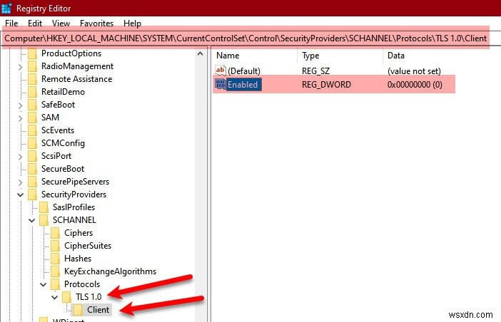 วิธีปิดการใช้งาน TLS 1.0 ใน Windows 11/10 