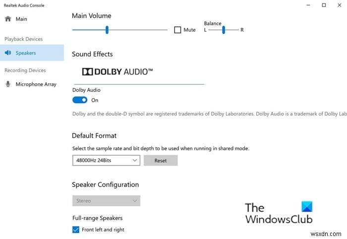 วิธีเปลี่ยนการตั้งค่า Surface Omnisonic Speaker 